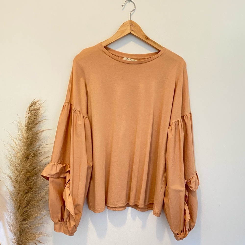 SOLD - Zara Puff sleeve shirt